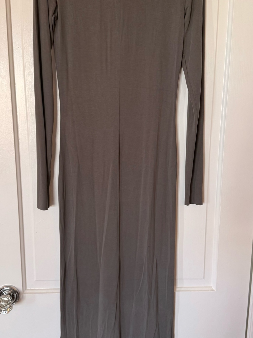 Skims gunmetal long sleeve maxi dress - Picture 5 of 5
